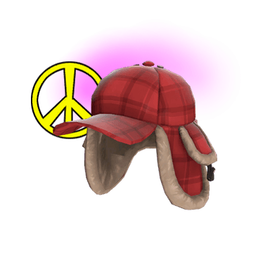 Circling Peace Sign Winter Woodsman