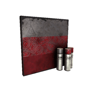 Ocean Mapped War Paint (Well-Worn)