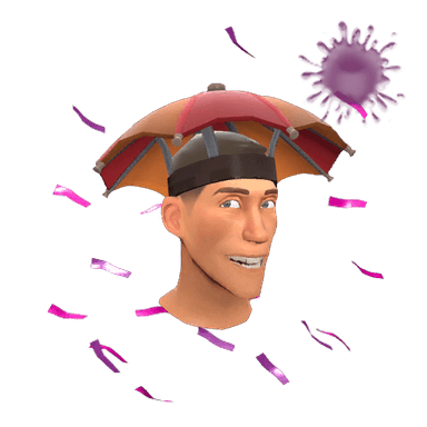 Purple Confetti Undercover Brolly