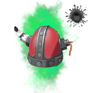 Scorching Flames Tyrantium Helmet