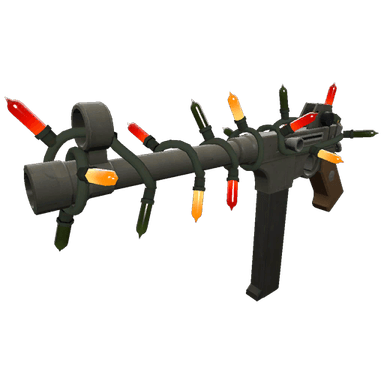 Strange Professional Killstreak Festive SMG