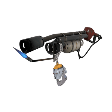 Strange Silver Botkiller Flame Thrower Mk.I