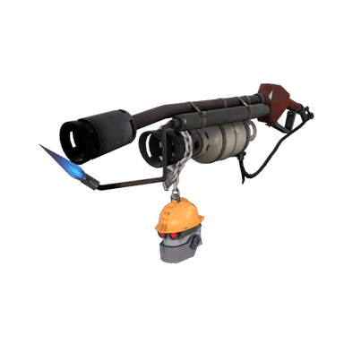 Strange Silver Botkiller Flame Thrower Mk.II