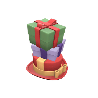 Strange Towering Pile of Presents